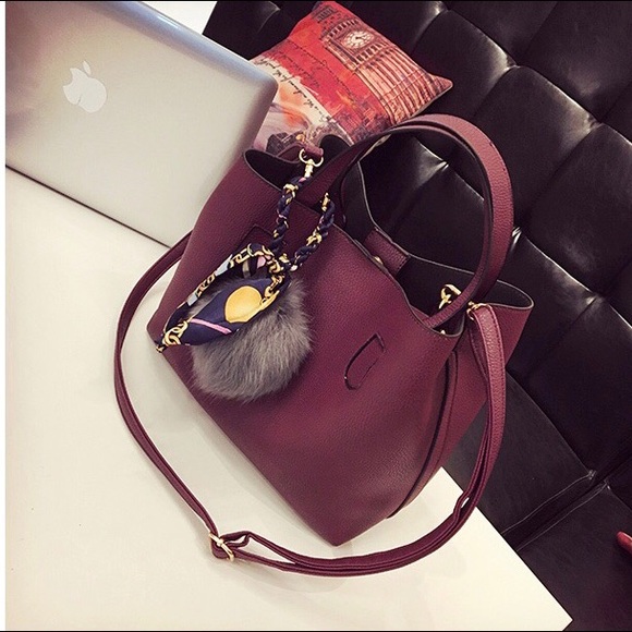 🌟❤️Burgundy Women hand Bag🍁❤️ - Picture 4 of 7